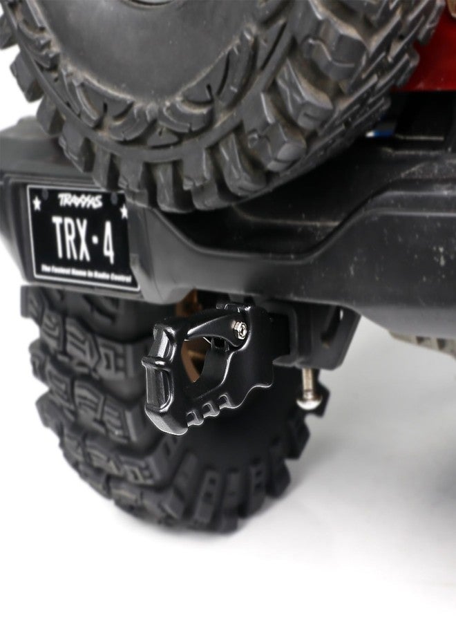 خطاف سحب مقطورة معدني من XSYGO لسيارات التحكم عن بعد من نوع Traxxas TRX4 و Axial SCX10 بمقياس 1/10، قطع غيار المصد الخلفي (أسود) - Image 5